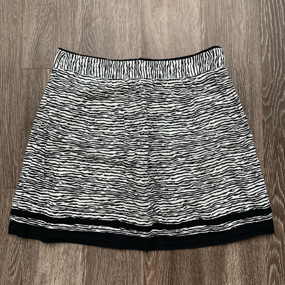 LOFT NWOT Zebra Print Skirt
